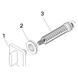 Dornbracht Unterputzventil CL.1 rechtsschließend G 3/4", Platin gebürstet... DORNBRACHT-36608705-06 4029011853784 (Abb. 1)