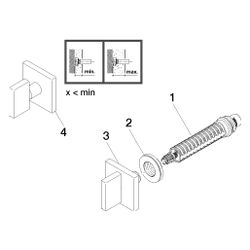 Dornbracht Unterputzventil Mem, eckig, rechtsschließend, 3/4", Rosette 60x60mm,... DORNBRACHT-36608782-43 4099477491097 (Abb. 1)