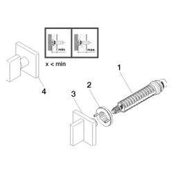 Dornbracht Unterputzventil Mem, eckig, rechtsschließend, 3/4", Rosette 60x60mm,... DORNBRACHT-36608782-99 4029011854675 (Abb. 1)