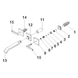 Dornbracht Waschtisch-Wandbatterie IMO starrer Auslauf 171mm, für Wandmontage, ... DORNBRACHT-36712671-00 4099477154121 (Abb. 1)