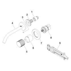 Dornbracht Meta Waschtisch-Wand-Einhandmischer ohne Ablaufgarnitur 36860664 chr... DORNBRACHT-36860664-00 4029011845222 (Abb. 1)