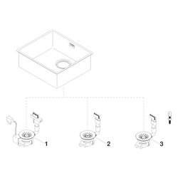 Dornbracht Einzelbecken Serienneutral 38450003 Edelstahl poliert... DORNBRACHT-38450003-85 4029011783579 (Abb. 1)