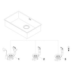 Dornbracht Einzelbecken Serienneutral 38650003 Edelstahl poliert... DORNBRACHT-38650003-85 4029011783609 (Abb. 1)