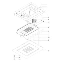 Dornbracht Regenpaneel für Deckeneinbau Serienneutral 41100979 Edelstahl polier... DORNBRACHT-41100979-85 4029011428333 (Abb. 1)