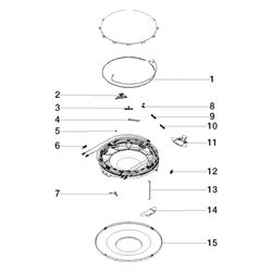 Dornbracht Regenpaneel Aquamoon Embrace mit Farblicht 4 Strahlarten Aquacircle ... DORNBRACHT-41630979-10 4099477038940 (Abb. 1)