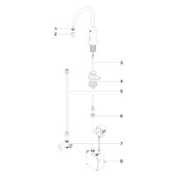 Dornbracht Waschtischarmatur Vaia, elektronische Öffnungs-/Schließfunktion, IR,... DORNBRACHT-44521809-08 4029011972522 (Abb. 1)