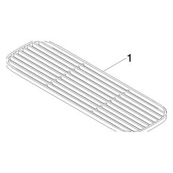 Dornbracht Gittereinsatz für Handtuchwärmer, Schwarz matt... DORNBRACHT-82482970-33 4029011644870 (Abb. 1)