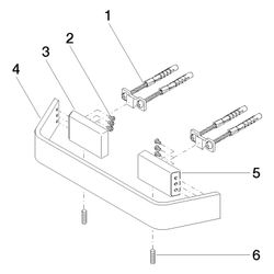 Dornbracht Wannengriff CL.1 Stichmaß 200mm, Platin gebürstet... DORNBRACHT-83020705-06 4029011702938 (Abb. 1)
