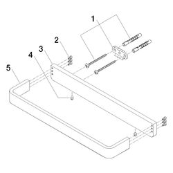 Dornbracht LULU Wannengriff 83030710 platin matt... DORNBRACHT-83030710-06 4029011439001 (Abb. 1)