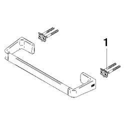 Dornbracht Wannengriff Stichmaß 278mm Breite 320mm, Light Gold gebürstet PVD... DORNBRACHT-83030976-27 4099477273334 (Abb. 1)
