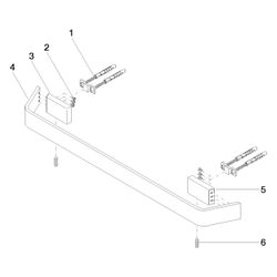 Dornbracht Badetuchhalter CL.1 Stichmaß 449mm, Platin gebürstet... DORNBRACHT-83045705-06 4029011702945 (Abb. 1)