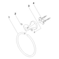 Dornbracht Handtuchring Madison rund, Platin gebürstet... DORNBRACHT-83200361-06 4029011718977 (Abb. 1)