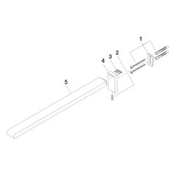Dornbracht IMO Handtuchhalter 1-teilig 83211670 chrom... DORNBRACHT-83211670-00 4029011687969 (Abb. 1)