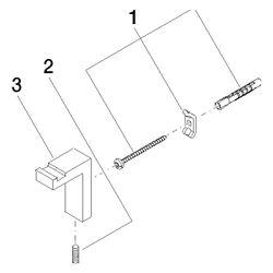 Dornbracht Haken Symetrics, Messing gebürstet 23kt Gold... DORNBRACHT-83251980-28 4029011901331 (Abb. 1)
