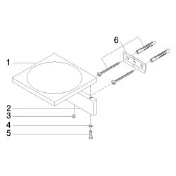 Dornbracht Seifenhalter Wandmodell MEM 120x45x120mm, Messing gebürstet 23kt Gol... DORNBRACHT-83410780-28 4029011901522 (Abb. 1)