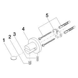 Dornbracht Halter für TARA, Chrom, 83490892-00... DORNBRACHT-83490892-00 4029011515941 (Abb. 1)