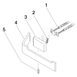 Dornbracht Papierrollenhalter CL.1 ohne Deckel, Platin gebürstet... DORNBRACHT-83500705-06 4029011702976 (Abb. 1)
