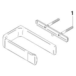 Dornbracht Papierrollenhalter 155x37x89mm Stichmaß 61mm, Dark Chrome... DORNBRACHT-83500976-19 4099477273839 (Abb. 1)