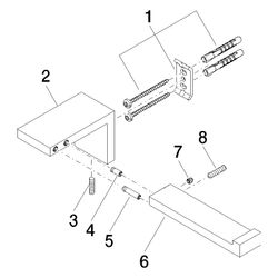 Dornbracht Symetrics Papierrollenhalter ohne Deckel 83500980 Dark Platinum matt... DORNBRACHT-83500980-99 4029011925788 (Abb. 1)