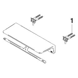 Dornbracht Papierrollenhalter 285x73x103mm Stichmaß 230mm, Dark Platinum gebürs... DORNBRACHT-83525976-99 4099477273822 (Abb. 1)