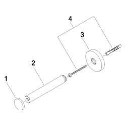 Dornbracht Reserve-Papierrollenhalter Tara, Ausladung 135mm, Chrom... DORNBRACHT-83590892-00 4029011516061 (Abb. 1)