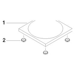 Dornbracht MEM Seifenhalter Standmodell Serienspezifisch 84410780 platin... DORNBRACHT-84410780-08 4029011423826 (Abb. 1)