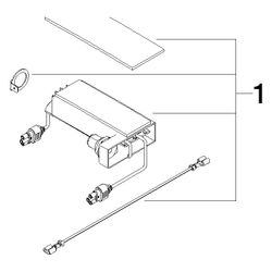 Dornbracht Steuergerät für Vertikal-/Horizontal Shower, 140x80x50mm, 90100100... DORNBRACHT-9010010070090 4029011657474 (Abb. 1)