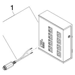 Dornbracht Steuergerät Powered Ethernet Switch 10/100, 100x85x30mm, 901001023... DORNBRACHT-9010010230090 4029011657467 (Abb. 1)