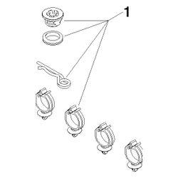 Dornbracht Halter für Aquamoon ATT Ersatzteile 90100109001 25,85x41,3x17mm... DORNBRACHT-9010010900190 4029011847370 (Abb. 1)