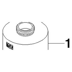 Dornbracht Spenderaufnahme für Wand, 60x49mm, Chrom, 90101052900-00... DORNBRACHT-90101052900-00 4029011535369 (Abb. 1)