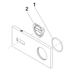 Dornbracht Abdeckung, 80x180x9mm, Cyprum, 90110118600-49... DORNBRACHT-90110118600-49 4029011694875 (Abb. 1)