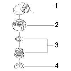 Dornbracht Anschluss, 28mm, 1/2", Chrom, 90110300600-00... DORNBRACHT-90110300600-00 4029011403545 (Abb. 1)