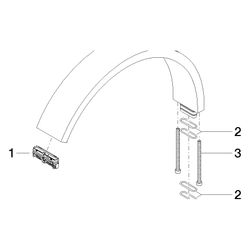 Dornbracht Auslauf Dark Platinum gebürstet, 90117001100-99... DORNBRACHT-90117001100-99 4029011926693 (Abb. 1)