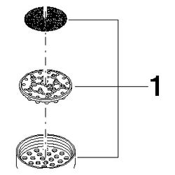 Dornbracht Sprayface für Spülbrausen, 35x9mm, Chrom, 90120801800-00... DORNBRACHT-90120801800-00 4029011466762 (Abb. 1)