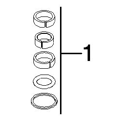 Dornbracht Dichtungssatz Auslauf, 10x10x2mm, 9014150200190... DORNBRACHT-9014150200190 4029011716751 (Abb. 1)