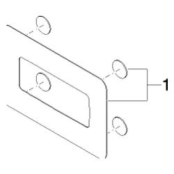 Dornbracht Befestigung Ersatzteile 90150107400 100x150x2mm... DORNBRACHT-9015010740090 4029011656200 (Abb. 1)