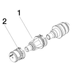 Dornbracht Thermostatkartusche mit Reglereinheit, 44x147mm 40l/min, 901502063... DORNBRACHT-9015020630090 4029011754043 (Abb. 1)