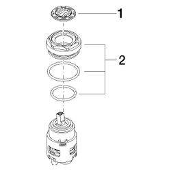 Dornbracht Kartusche, 38x70mm, 9015050200090... DORNBRACHT-9015050200090 4029011428821 (Abb. 1)