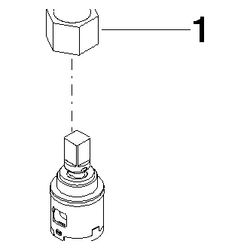 Dornbracht Kartusche, 25x52mm, 9015050420090... DORNBRACHT-9015050420090 4029011615917 (Abb. 1)