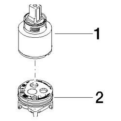 Dornbracht Kartusche Ersatzteile 90150506401 35mmx58,6mm... DORNBRACHT-9015050640190 4029011885952 (Abb. 1)