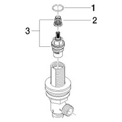 Dornbracht Seitenventil, rechtsschließend 1/2", 9017110403190... DORNBRACHT-9017110403190 4029011398964 (Abb. 1)