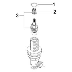 Dornbracht Seitenventil für 1/2" linksschließend, 9017110405290... DORNBRACHT-9017110405290 4029011438028 (Abb. 1)