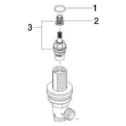 Dornbracht Seitenventil, rechtsschließend 1/2", 9017110405390... DORNBRACHT-9017110405390 4029011438035 (Abb. 1)