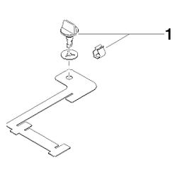 Dornbracht Halter Ersatzteile 90172017400 104x0,7x127mm... DORNBRACHT-9017201740090 4029011698880 (Abb. 1)