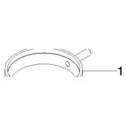 Dornbracht Halter für Glashalter Toilettenbürste, 203x198x77mm, Chrom, 90172... DORNBRACHT-90172063400-00 4029011716324 (Abb. 1)