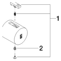 Dornbracht Thermostatgriff, 48x48mm, Chrom, 90173301000-00... DORNBRACHT-90173301000-00 4029011872990 (Abb. 1)