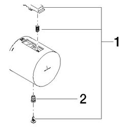 Dornbracht Thermostatgriff, D 48mm, Platin matt, 90173301700-06... DORNBRACHT-90173301700-06 4029011935121 (Abb. 1)