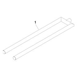 Dornbracht Halter für Handtuchhalter doppelt, 92x21,5x419mm, Champagne gebür... DORNBRACHT-90178955400-46 4099477034973 (Abb. 1)