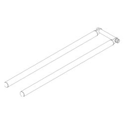 Dornbracht Halter Ersatzteile 90179255200 520x115x75mm chrom... DORNBRACHT-90179255200-00 4029011398766 (Abb. 1)