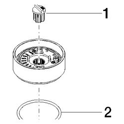 Dornbracht Griff, Messing/Messing gebürstet, 90184029000-38... DORNBRACHT-90184029000-38 4029011926471 (Abb. 1)